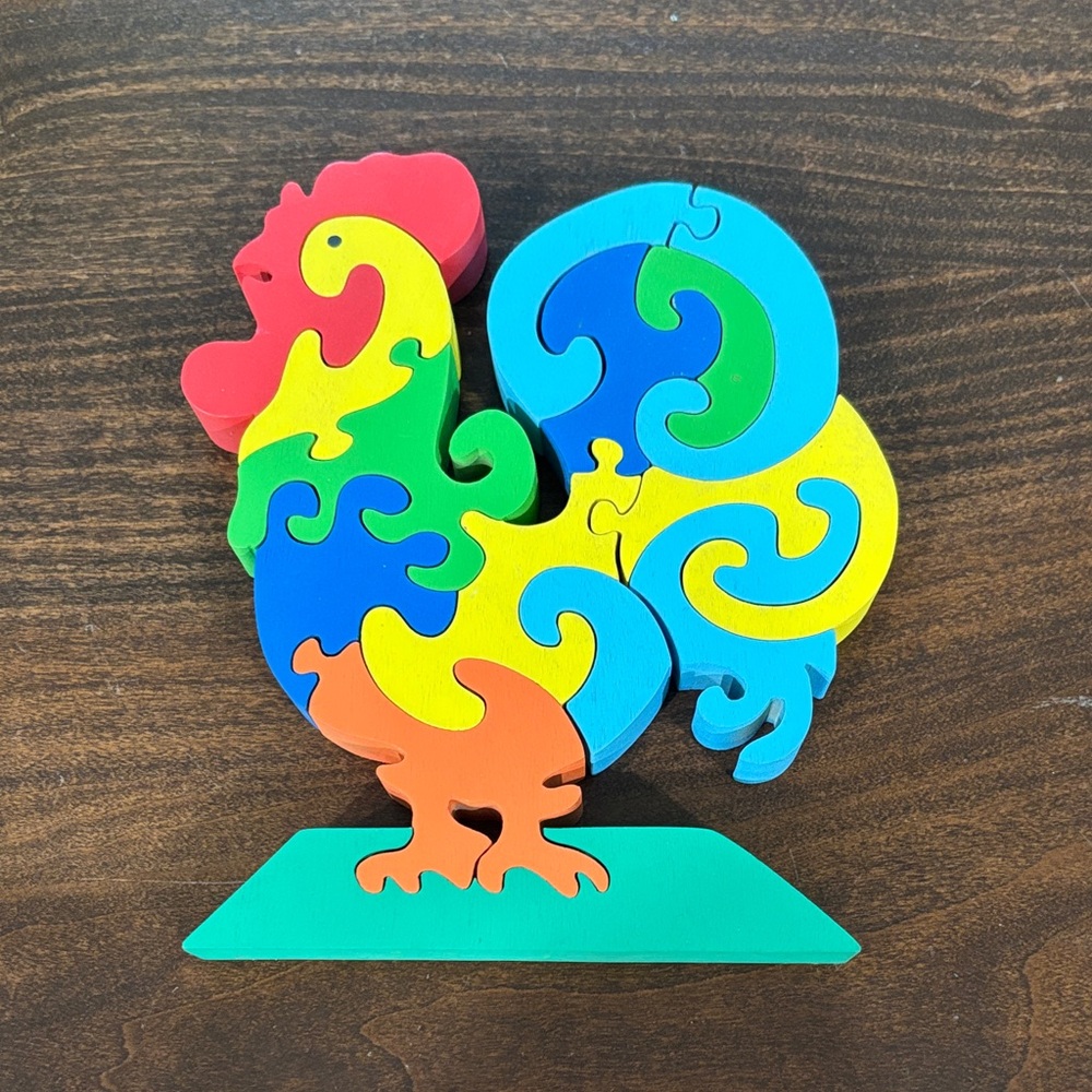 Colorful Rooster Puzzle